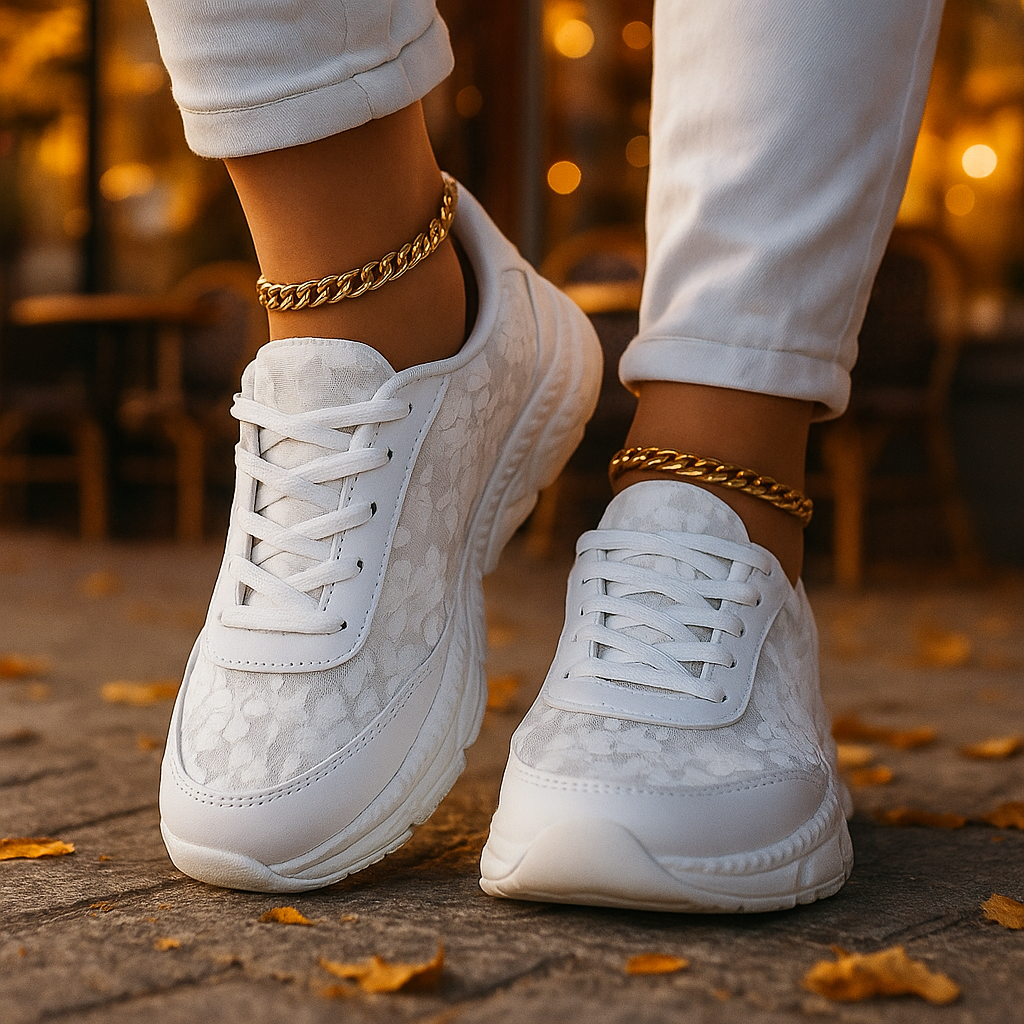 Parisfemme - Baskets orthopédiques de luxe - Femmes - Confort ergonomique