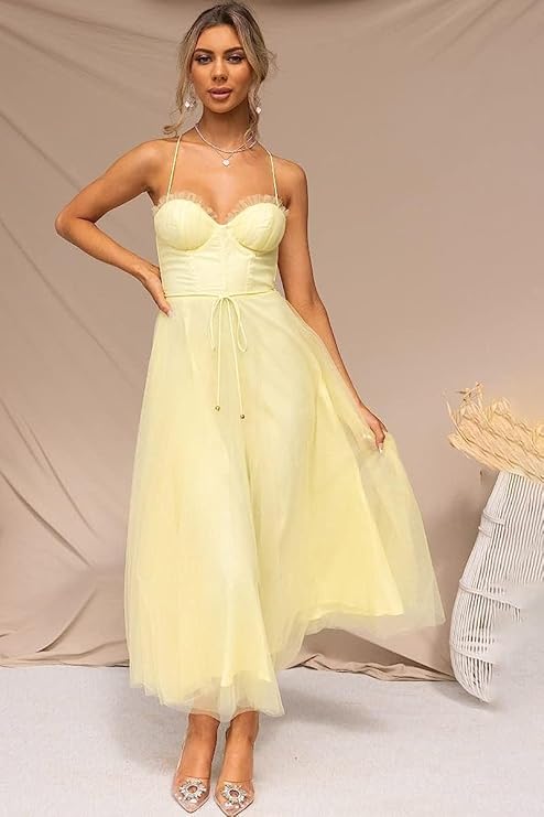 Robe Maxi Féérique - Tulle Élégante - Longue de Soirée