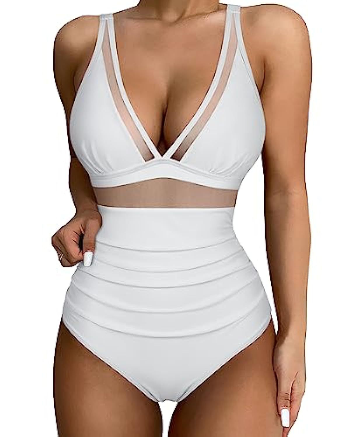 Juliet - Taille Haute Maillot de Bain - Élégance Aquatique-Maillots de bain-PARIS FEMME