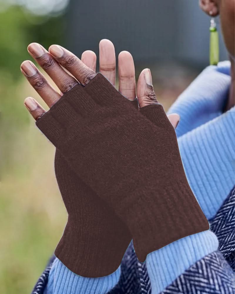 Gants unisexes à doigts coupés thermiques-ACCESSORIES-PARIS FEMME
