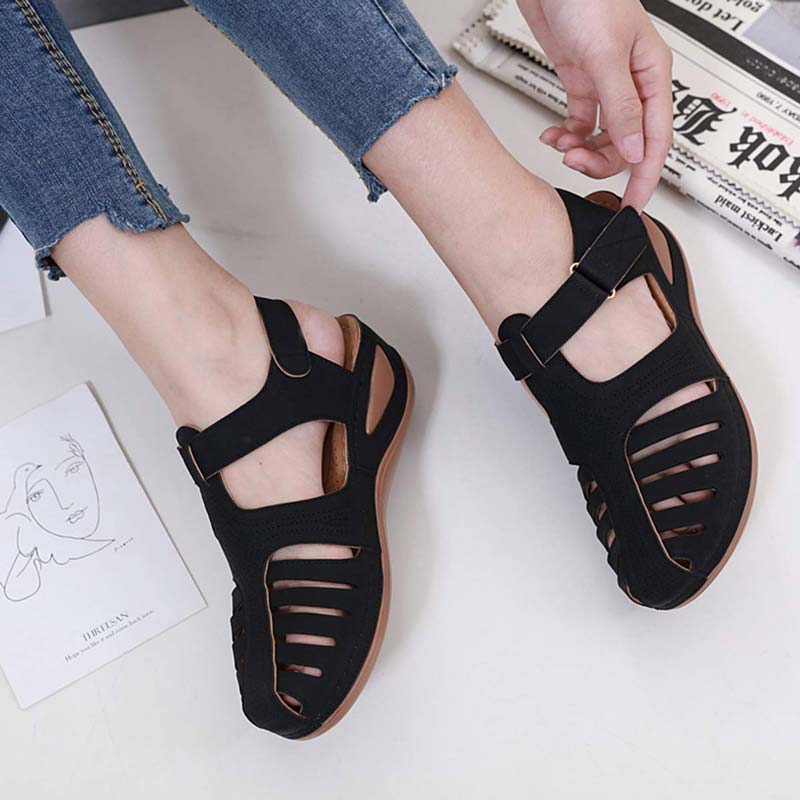 Sandales de Marche pour Maintien optimal du Pied - Travail Casual-CHAUSSURES ORTHOPÉDIQUES-PARIS FEMME