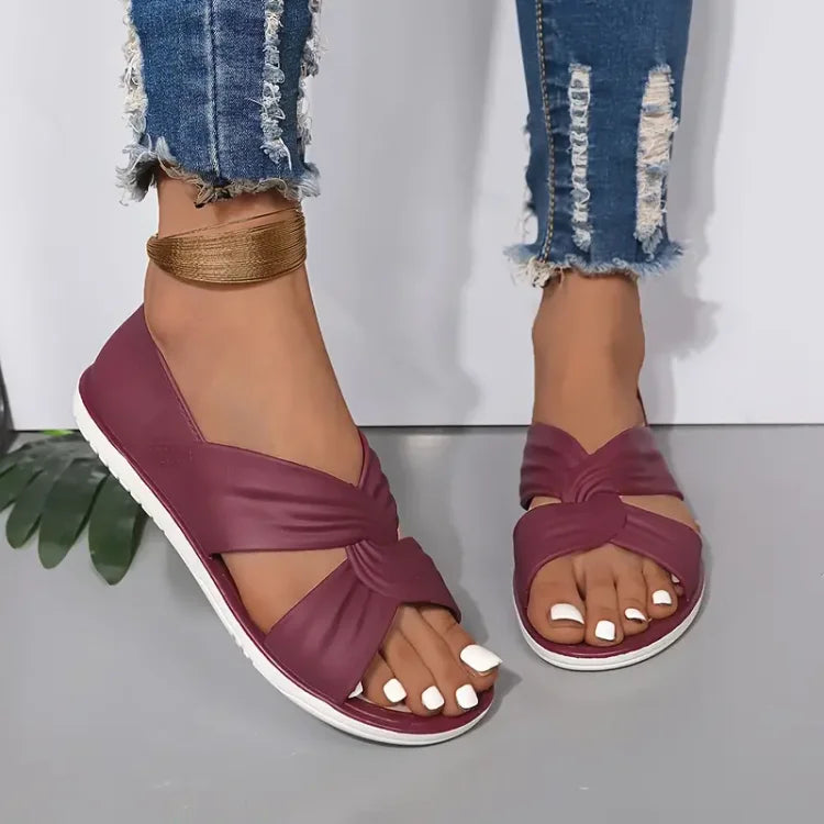 Rhea – Sandales pour femmes avec soutien de la voûte plantaire pour un usage quotidien confortable-Sandales-PARIS FEMME