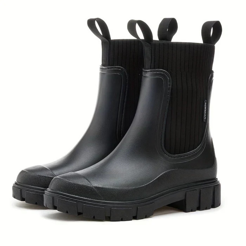 Bottes en caoutchouc tendance - Style - Pluie-Chaussures-PARIS FEMME