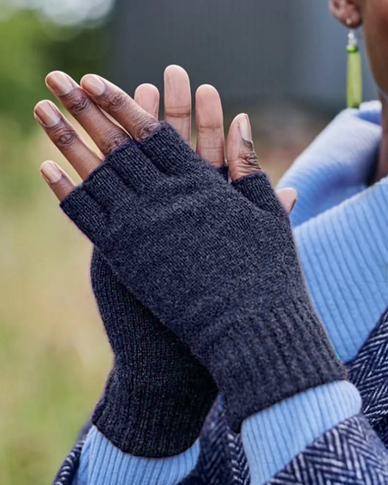Gants unisexes à doigts coupés thermiques-ACCESSORIES-PARIS FEMME