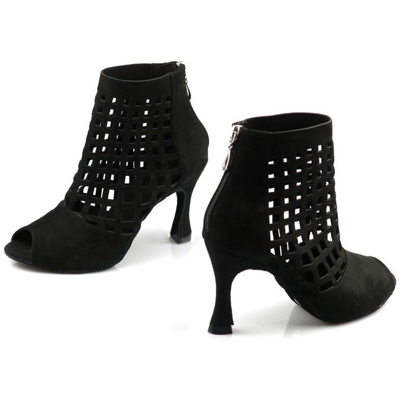 Bottes de danse jazz simili cuir avec talons femmes DS-Chaussures-PARIS FEMME