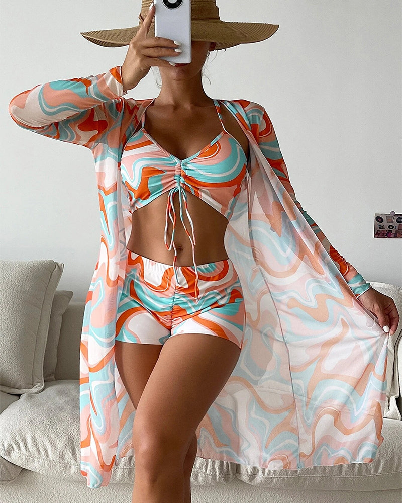 Ensemble bikini 3 pièces Amara - tendance - confortable-Maillots de bain-PARIS FEMME