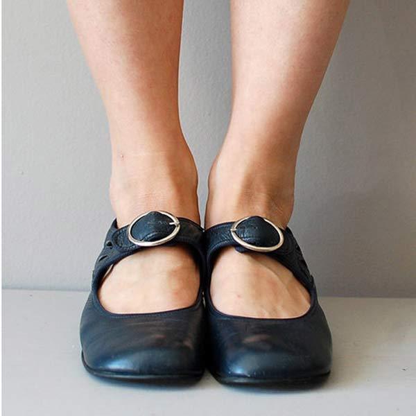 Sandales à Talon Cuir - Boucle Orthopédique Chic-Chaussures-PARIS FEMME