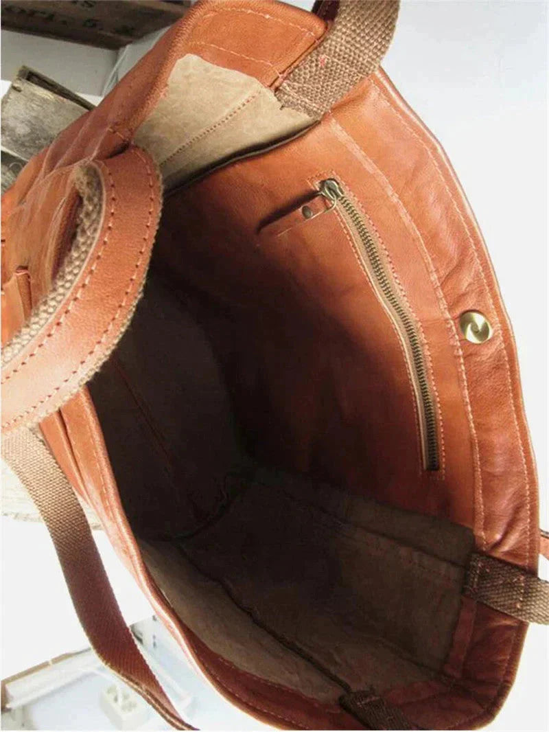 Sac à main cuir femme - Minimaliste - Spacieux-sac à main-PARIS FEMME