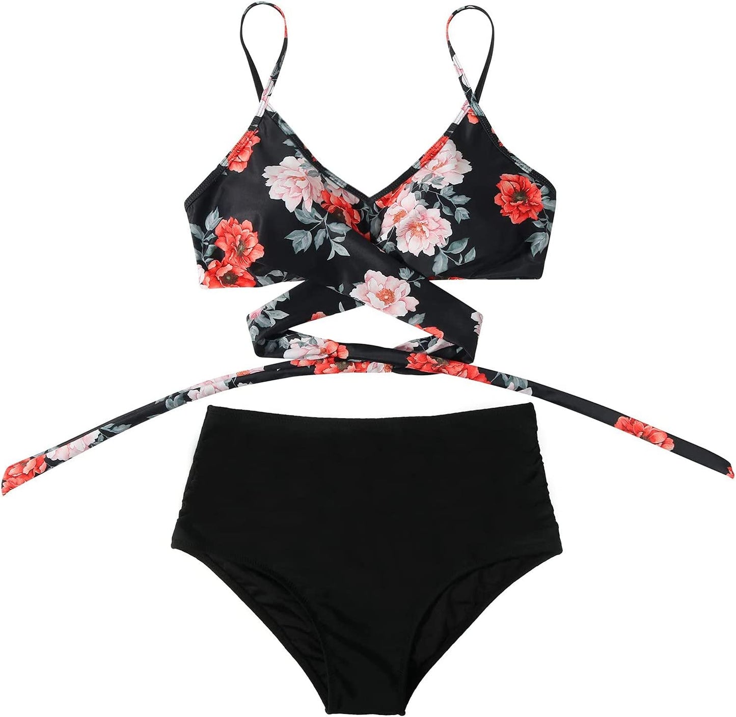 Vardi Dante™ - Belle Bikini - Taille Haute Coloré-Maillots de bain-PARIS FEMME