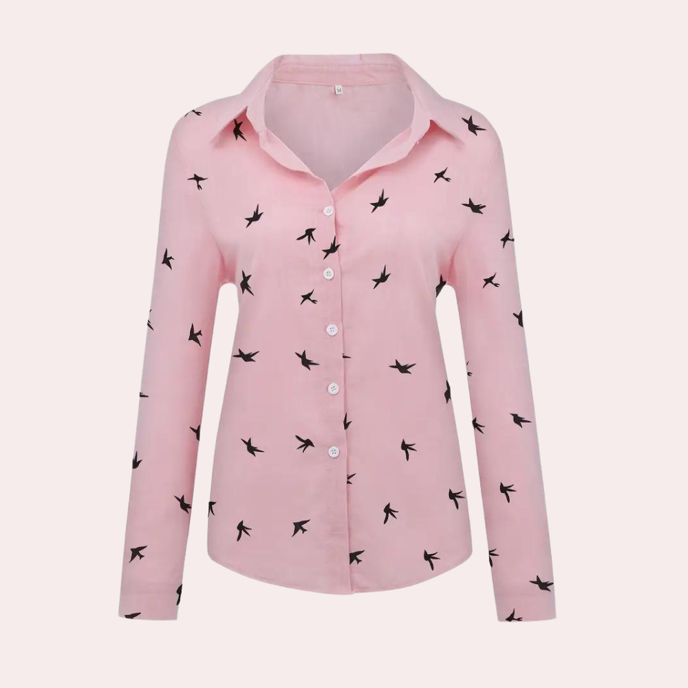 Élégante blouse à manches longues - Laumina - Femme-Chemisier-PARIS FEMME