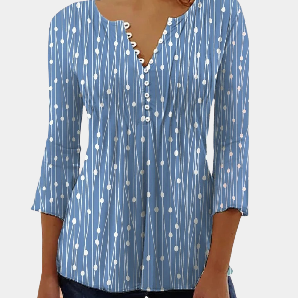Zara - Élégante blouse à pois - Chic et tendance-Chemisier-PARIS FEMME