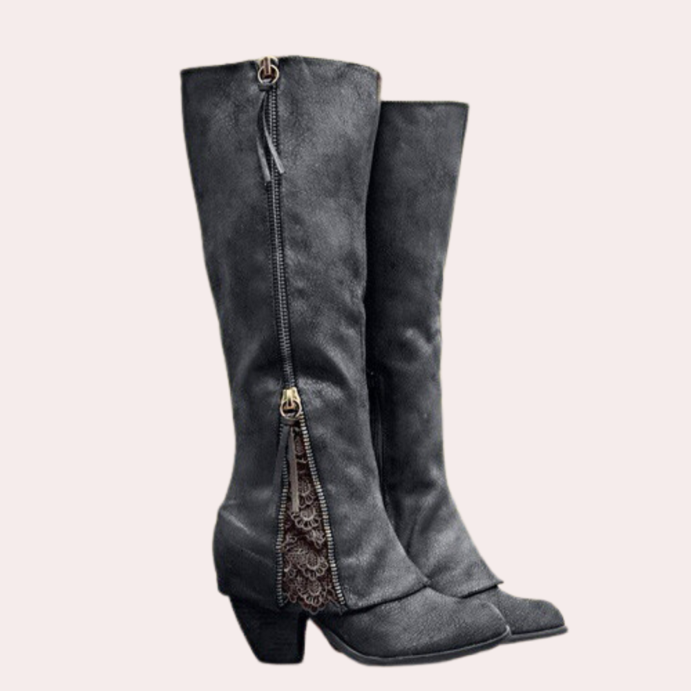 Bottes Élégantes Femme - Talons Hauts Confortables-Chaussures-PARIS FEMME