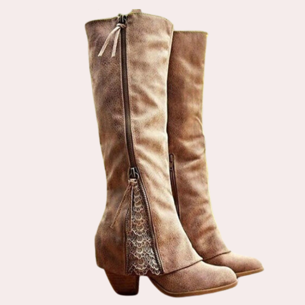 Bottes Élégantes Femme - Talons Hauts Confortables-Chaussures-PARIS FEMME