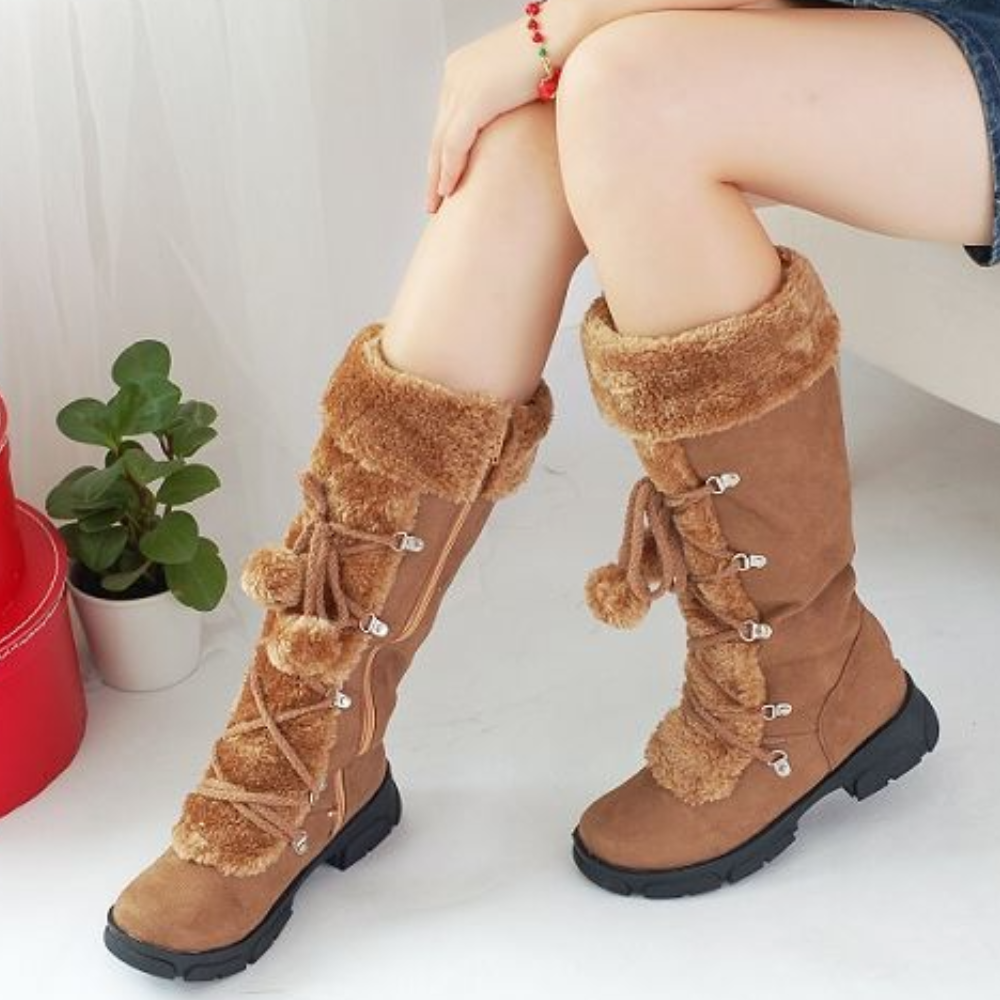 Bottes élégantes et chaudes pour femmes - Confort tendance-Chaussures-PARIS FEMME