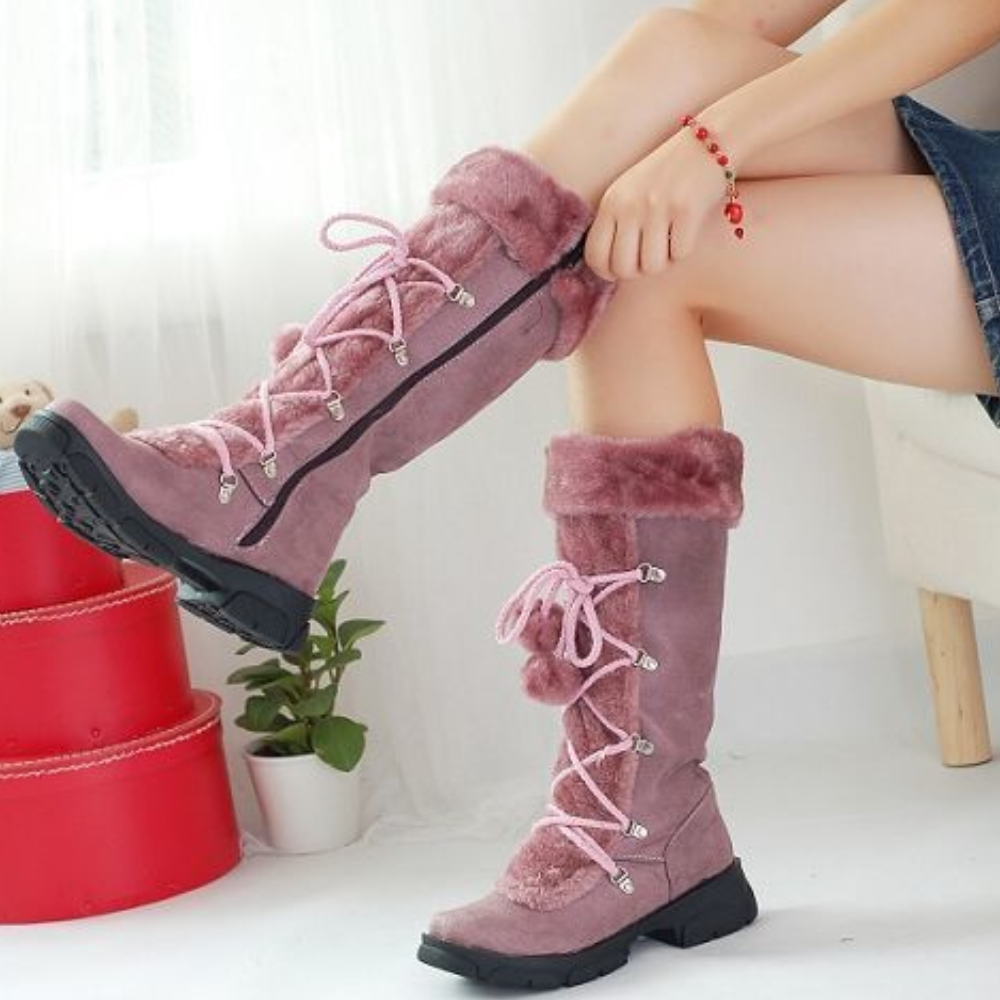 Bottes élégantes et chaudes pour femmes - Confort tendance-Chaussures-PARIS FEMME