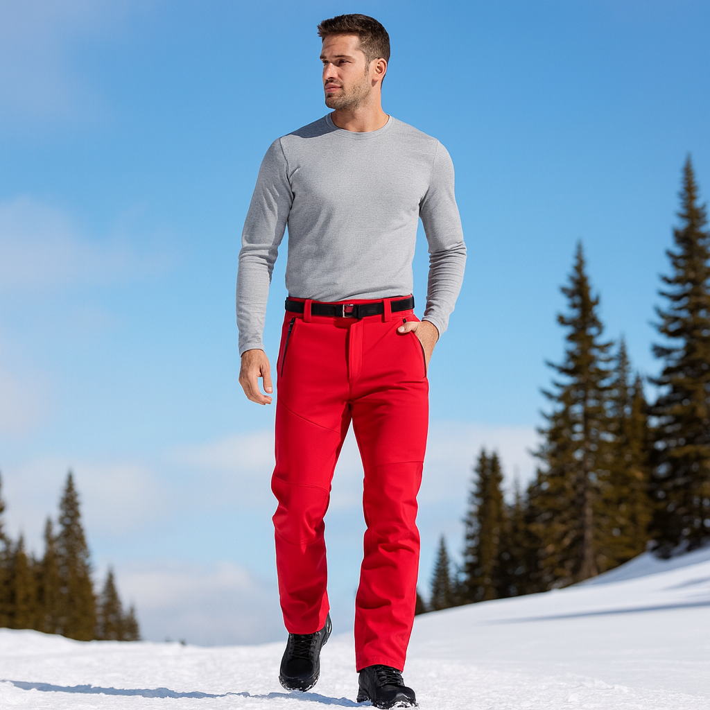 Pantalons de trekking imperméables pour femmes avec polaire