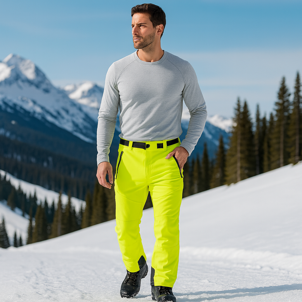 Pantalons de trekking imperméables pour femmes avec polaire