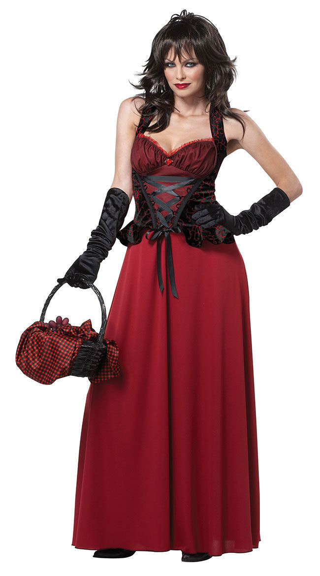 Kostüm Maxi Marcella - Elegantes Kapuzen- & Korsett-Design
