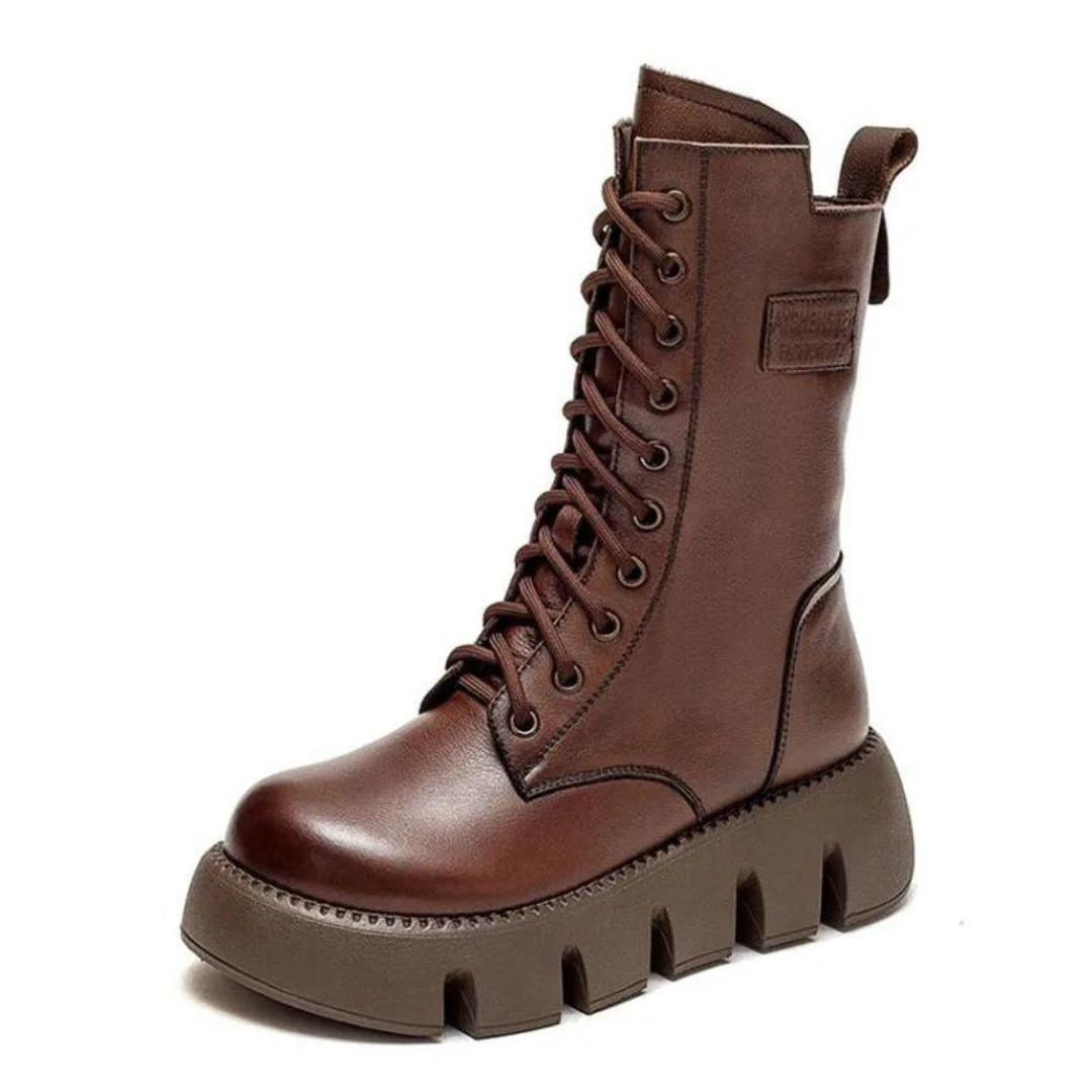 Bottes Cuir Confort & Chaleur Optimale-CHAUSSURES ORTHOPÉDIQUES-PARIS FEMME