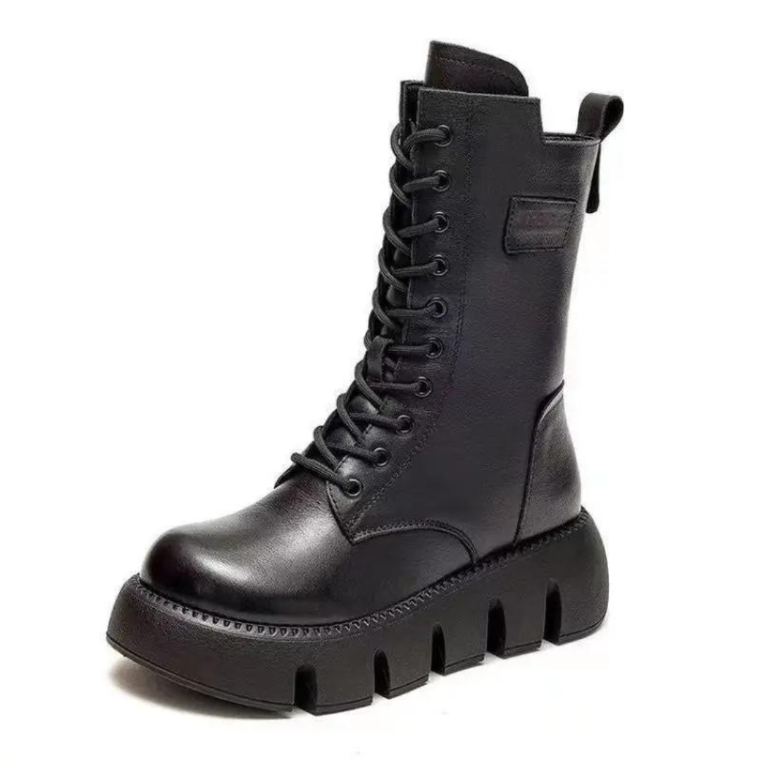 Bottes Cuir Confort & Chaleur Optimale-CHAUSSURES ORTHOPÉDIQUES-PARIS FEMME