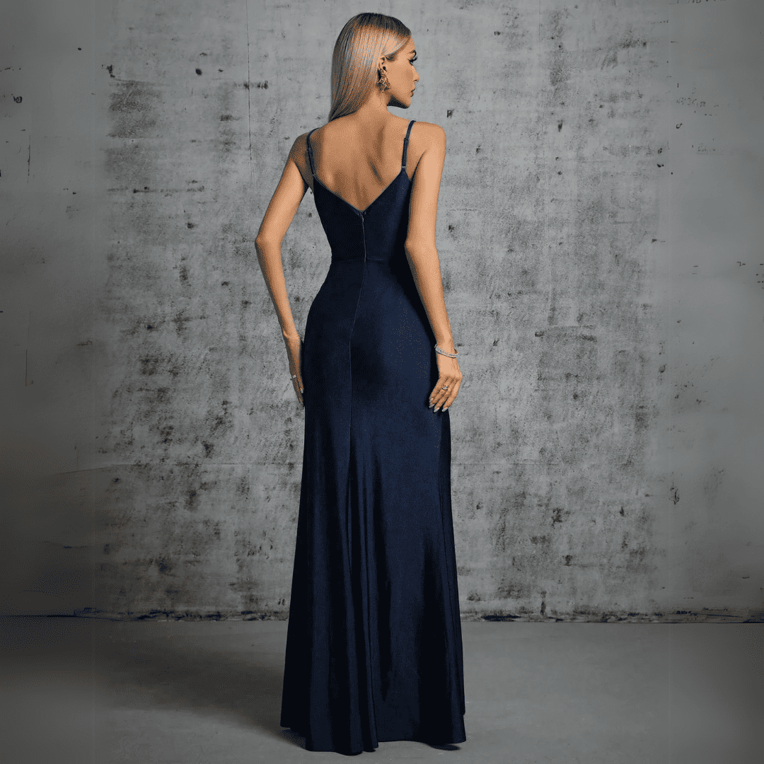 Robe plissée Nadine pour un mariage invitée-Vestes Élégantes pour Femmes-PARIS FEMME