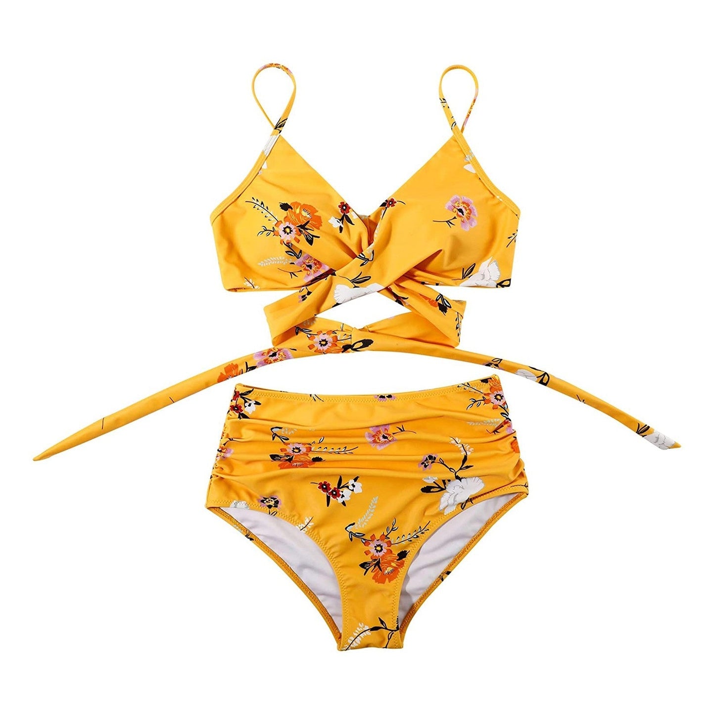 Vardi Dante™ - Belle Bikini - Taille Haute Coloré-Maillots de bain-PARIS FEMME