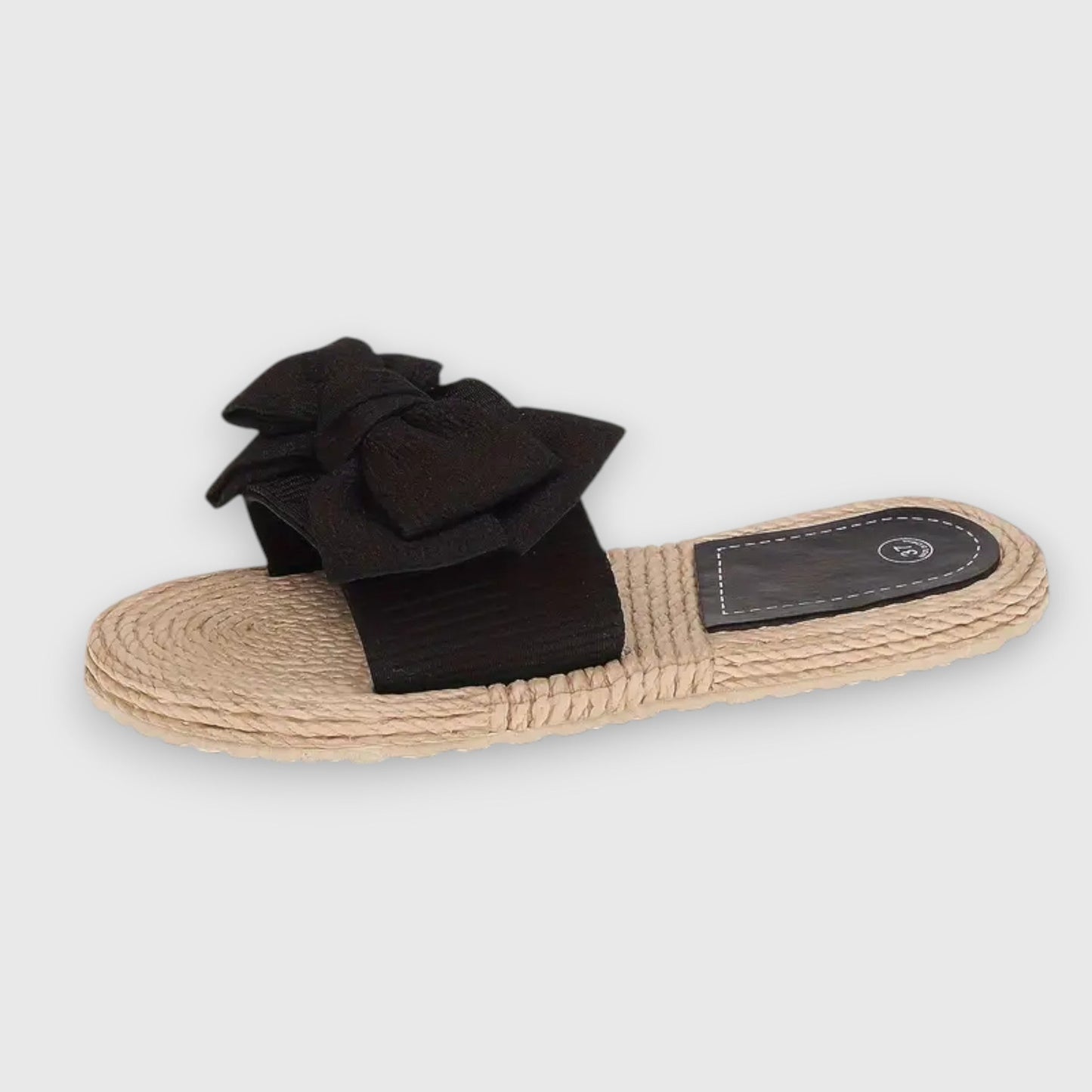 Stephanie - Sandales à enfiler avec nœud en forme de boucle intelligente-Sandales-PARIS FEMME