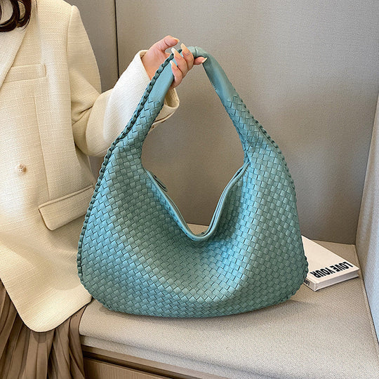 Sac bandoulière cuir éco-tressé - Maria-sac à main-PARIS FEMME