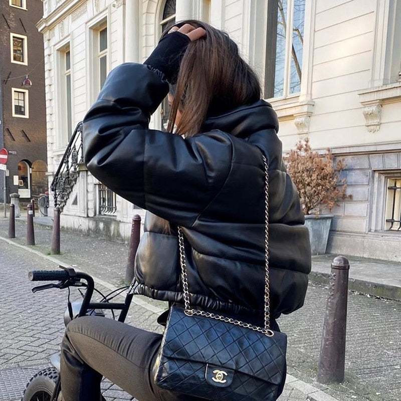 Veste courte en duvet - Style bomber - Légère & Chaude