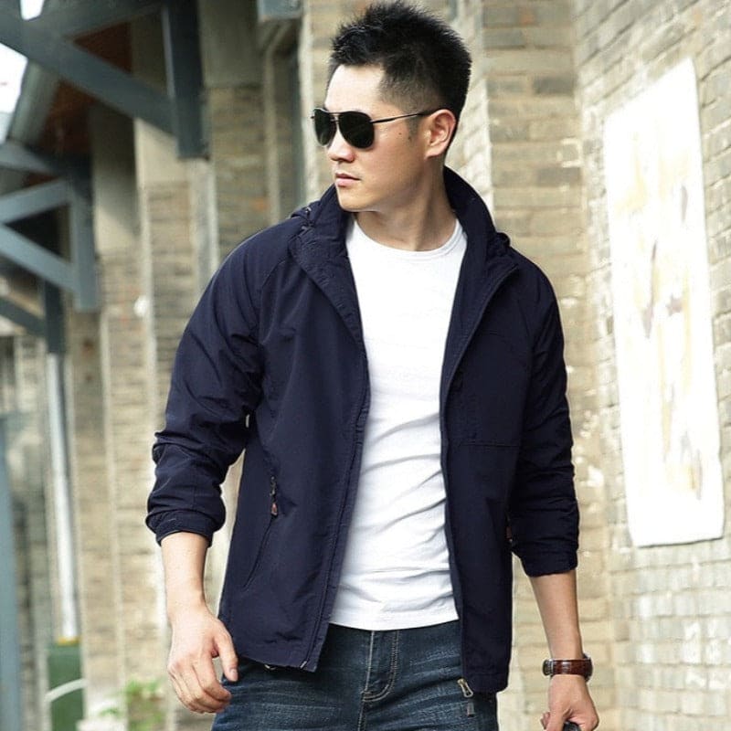 Veste à Capuche Homme - Légère - Confortable - Stylée