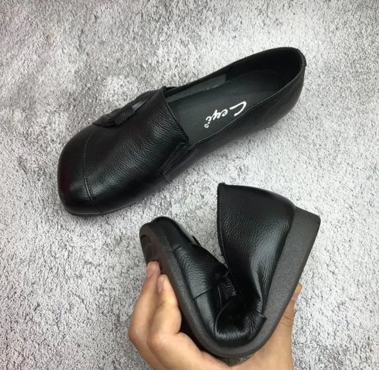Fatima - Chaussures à enfiler pour femme avec boucle élégante-Sandales-PARIS FEMME