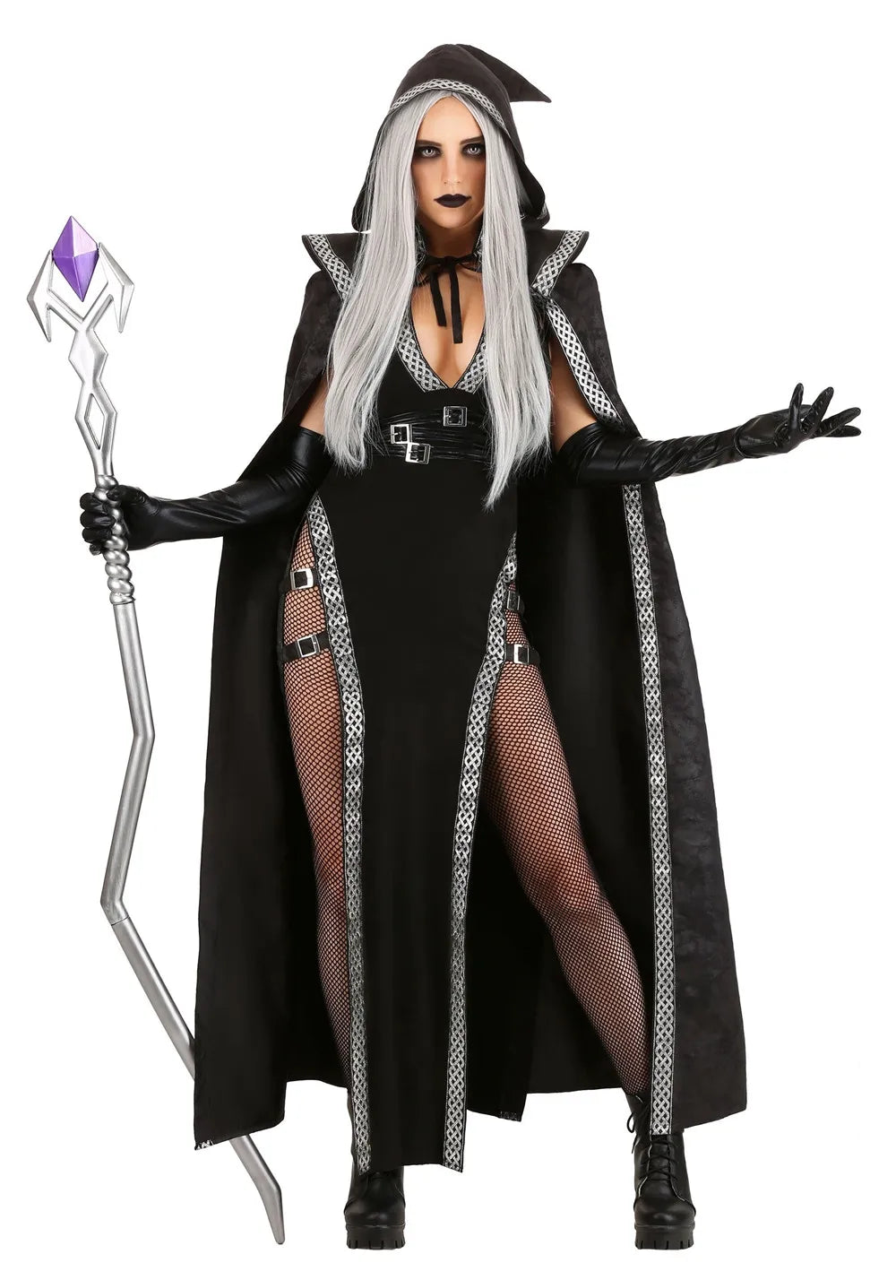 Lorenza Kostüme Ärmel - Gothische Hexe - Maxi Kleid Accessoire