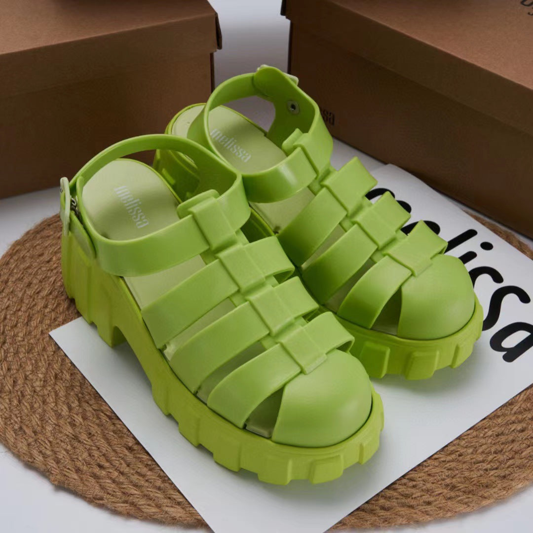 Plateforme Solide - Bout Fermé - Confort et Style-Chaussures-PARIS FEMME