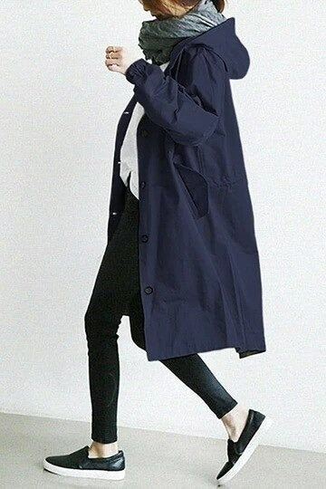 Trench-coat Simona Résistant à l'Eau - Élégant - Fonctionnel - Confortable