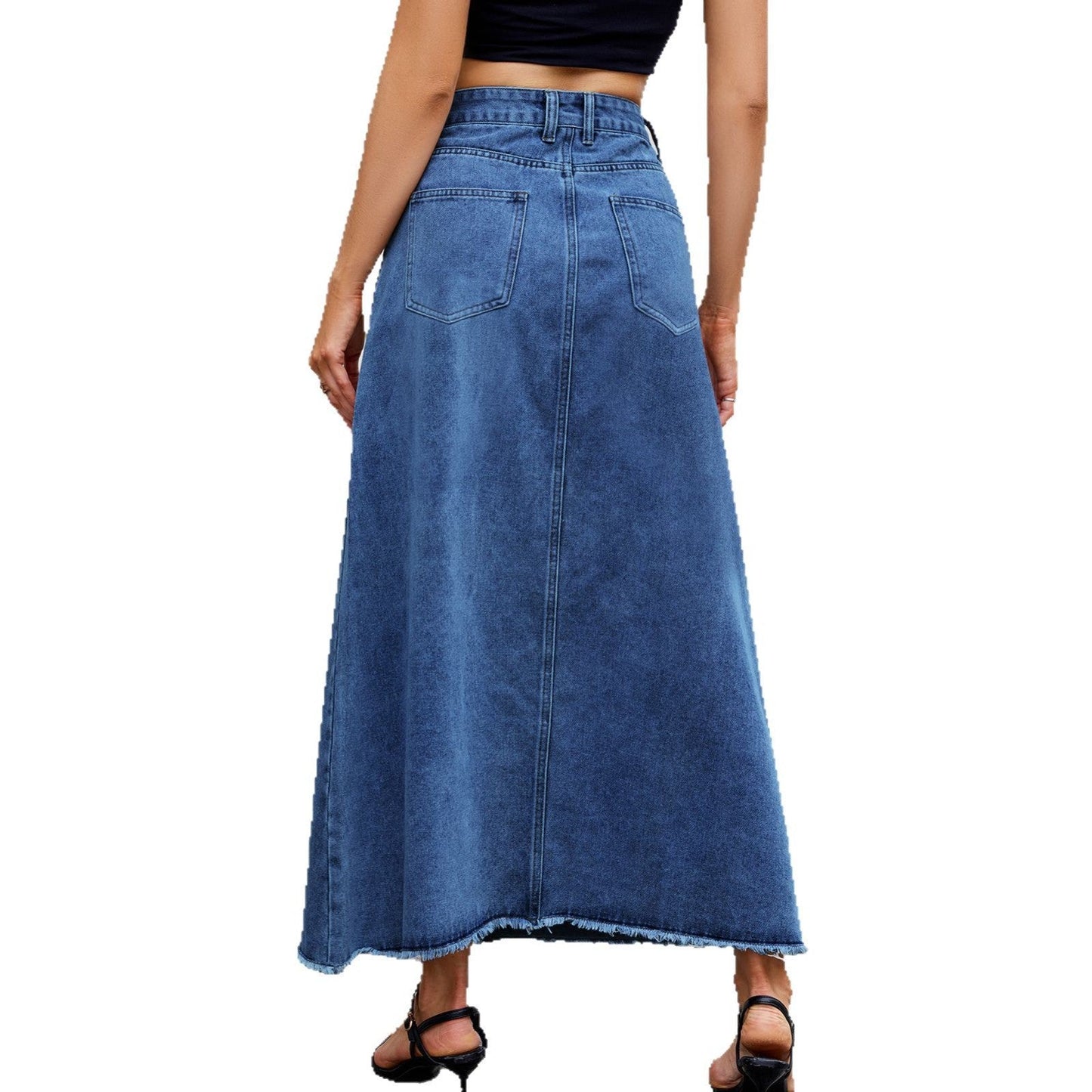 Jupes maxi pour femmes en denim de haute qualité Chic und Stil-Short en jean-PARIS FEMME
