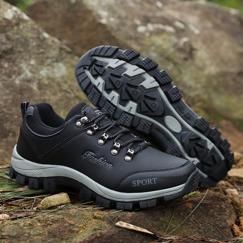 trekking-fahrradschuhe herren Herren Trekking Schuhe - Wasserdichte Wanderschuhe - Rutschfest