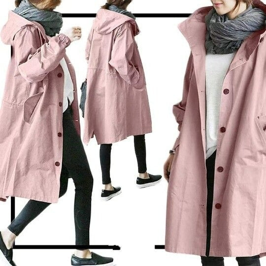 Trench-coat Simona Résistant à l'Eau - Élégant - Fonctionnel - Confortable