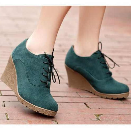 Pauline - Bottines smart avec lacets-Shoes-PARIS FEMME