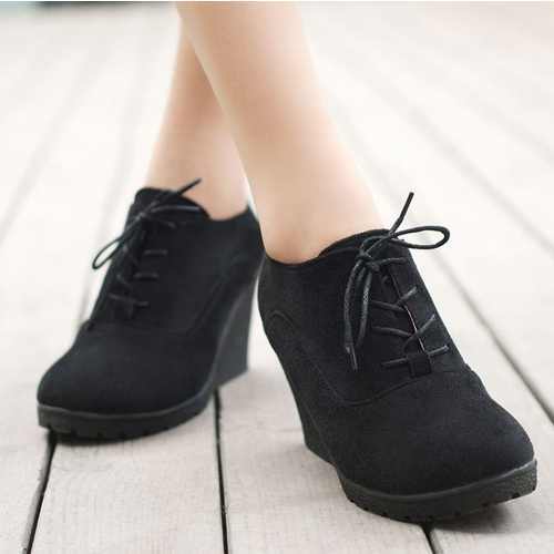Pauline - Bottines smart avec lacets-Shoes-PARIS FEMME