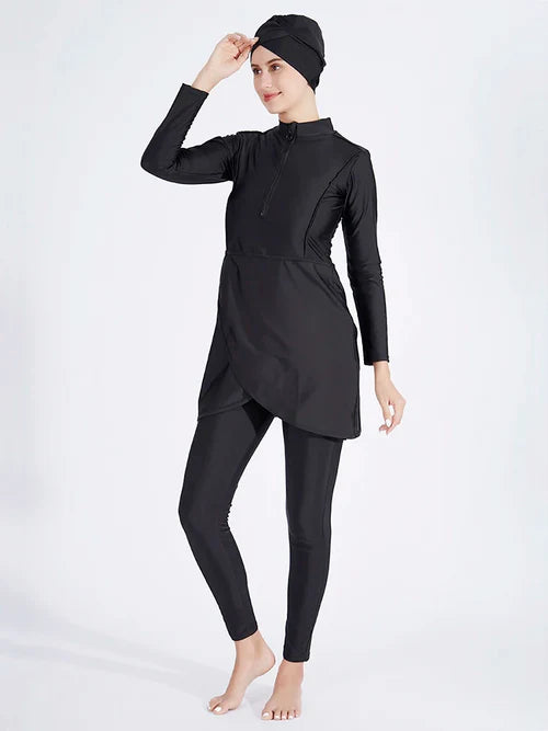 Burkini 3PCS - Maillots de Bain Islamiques - Modestes-Burkini-PARIS FEMME