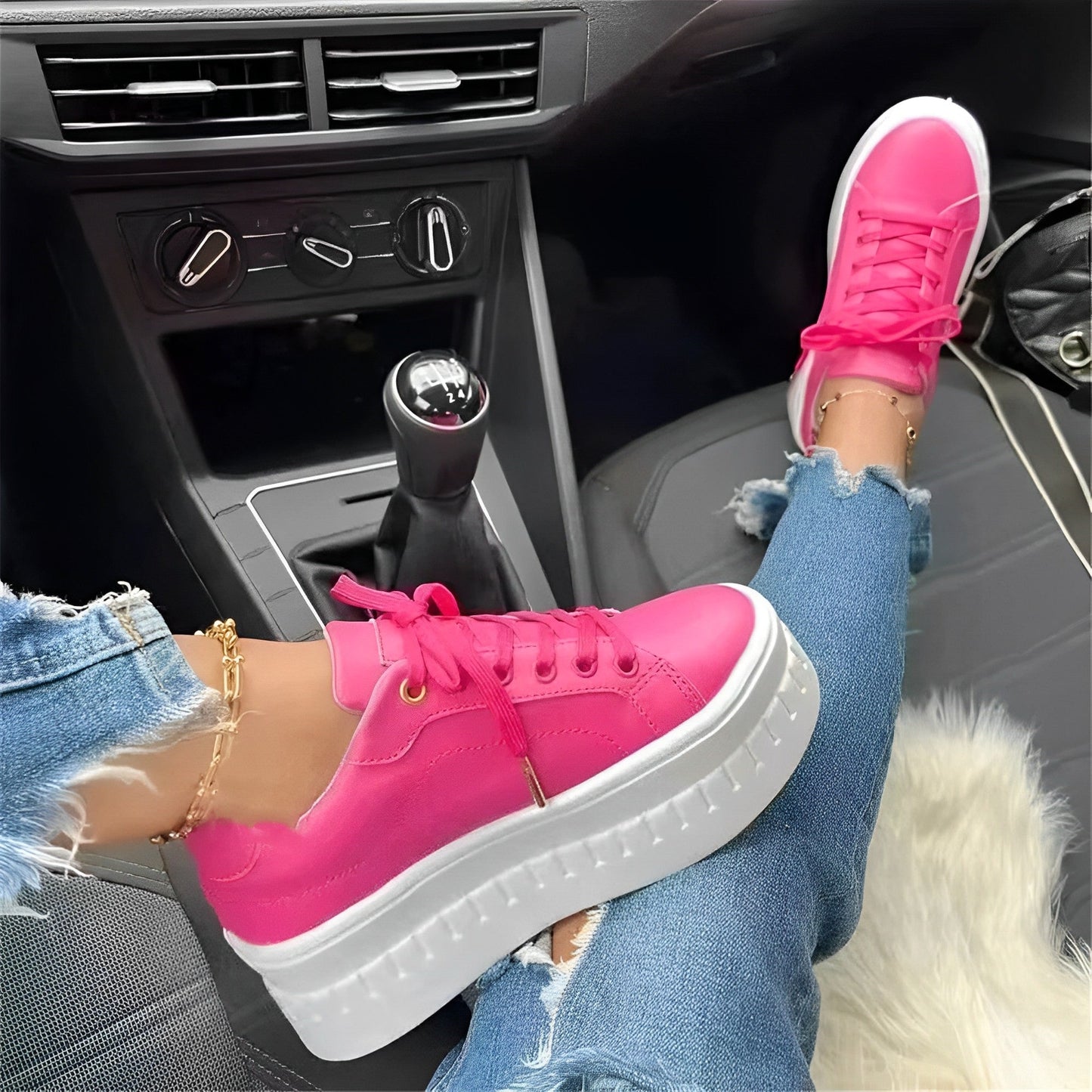 Baskets épaisses noires pour hommes - NovaGlide - Confort ultime-Chaussures-PARIS FEMME