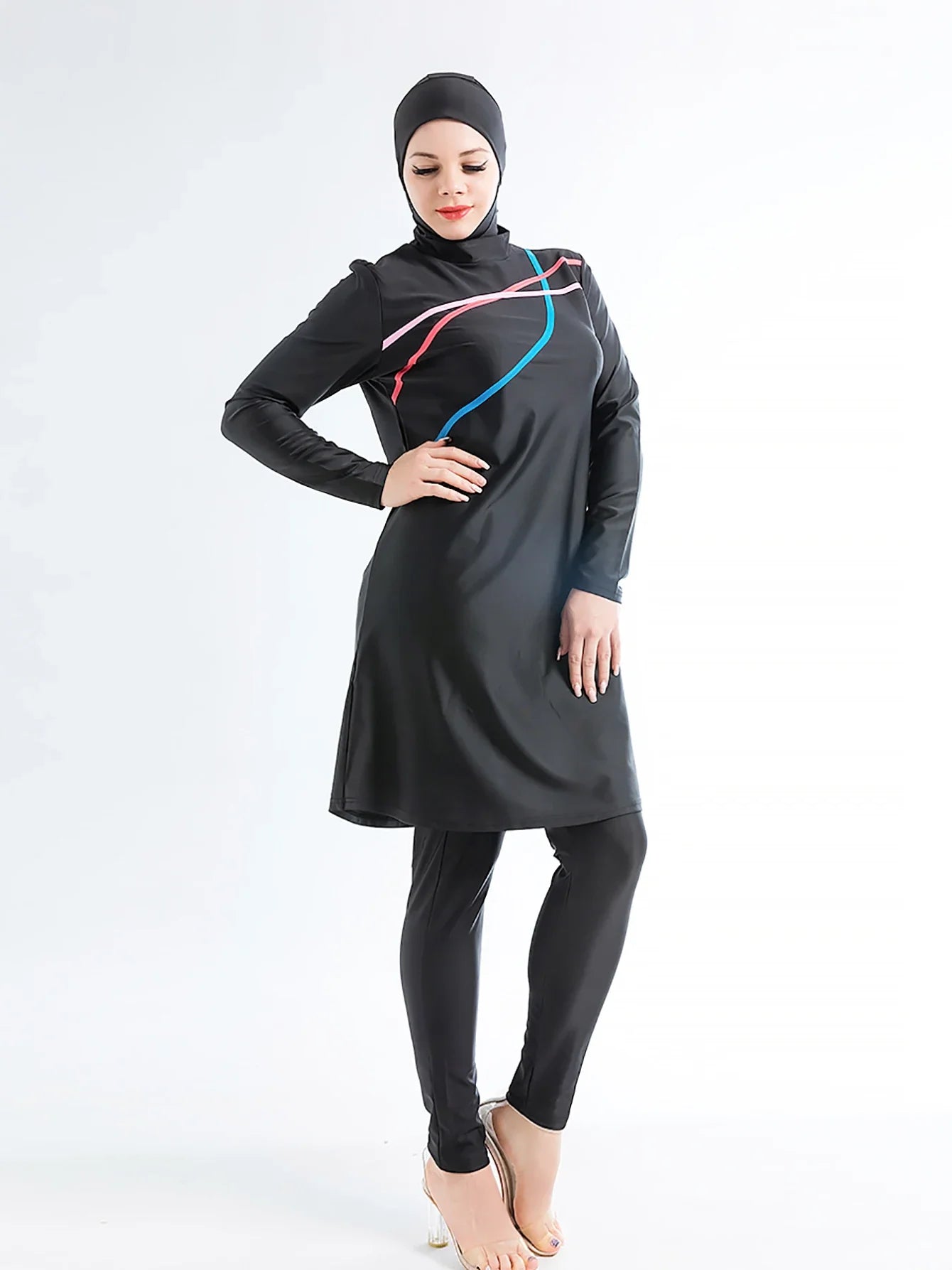 Ensemble Burkini Modeste 3 Pièces - Hijab - Manches longues-Burkini-PARIS FEMME