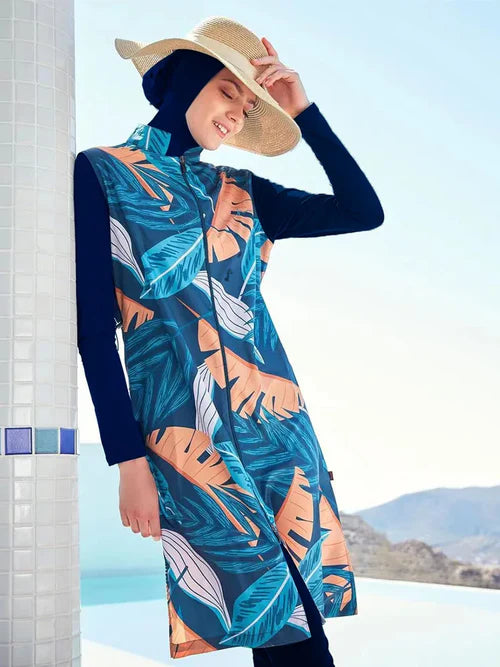 3 Pièces Modeste Burkini - Maillots de bain Femmes-Burkini-PARIS FEMME