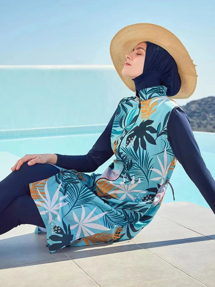 3 Pièces Modeste Burkini - Maillots de bain Femmes-Burkini-PARIS FEMME
