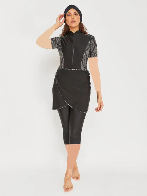 3 Pièces Modeste Burkini - Vêtements de Bain Islamiques-Burkini-PARIS FEMME