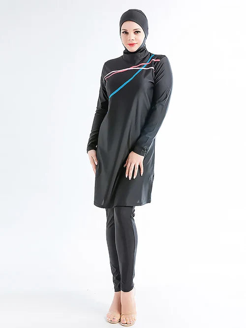 Burkini 3PCS - Maillots de Bain Islamiques - Modestes-Burkini-PARIS FEMME