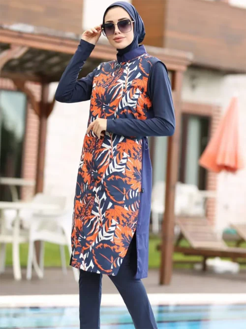 3 Pièces Modeste Burkini - Maillots de bain Femmes-Burkini-PARIS FEMME