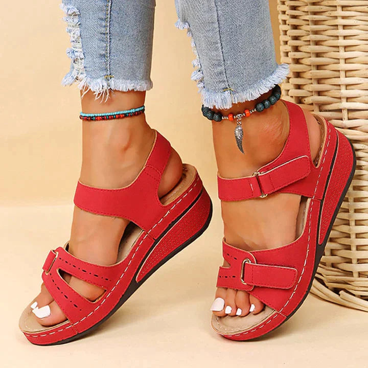 Sandales à talons orthopédiques pour femmes | Confort-CHAUSSURES ORTHOPÉDIQUES-PARIS FEMME