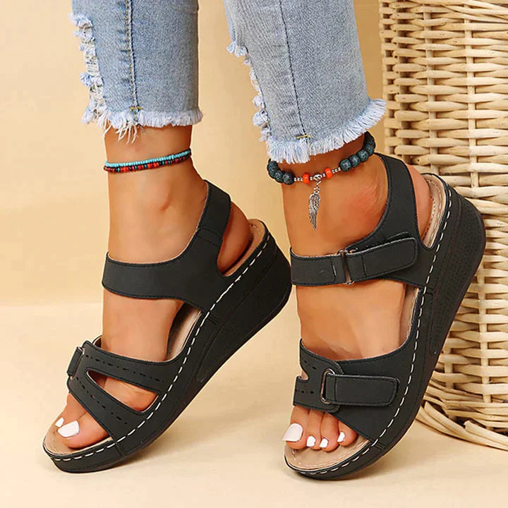 Sandales à talons orthopédiques pour femmes | Confort-CHAUSSURES ORTHOPÉDIQUES-PARIS FEMME