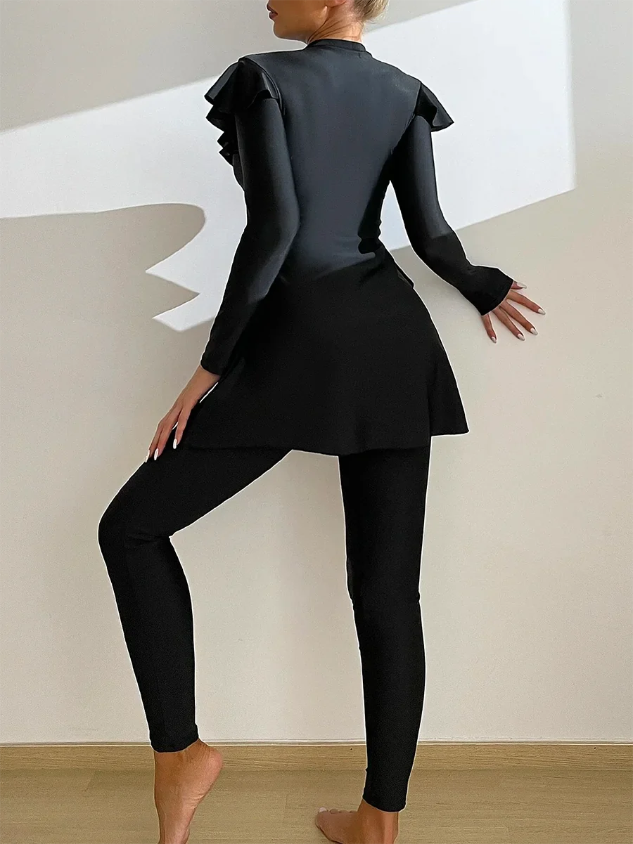 Burkini 3PCS - Maillots de Bain Islamiques - Modestes-Burkini-PARIS FEMME